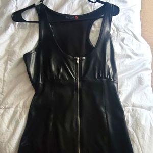 Guess Los Angeles Black Zip Dress